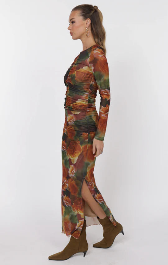 Heart Beats Side Slit Skirt