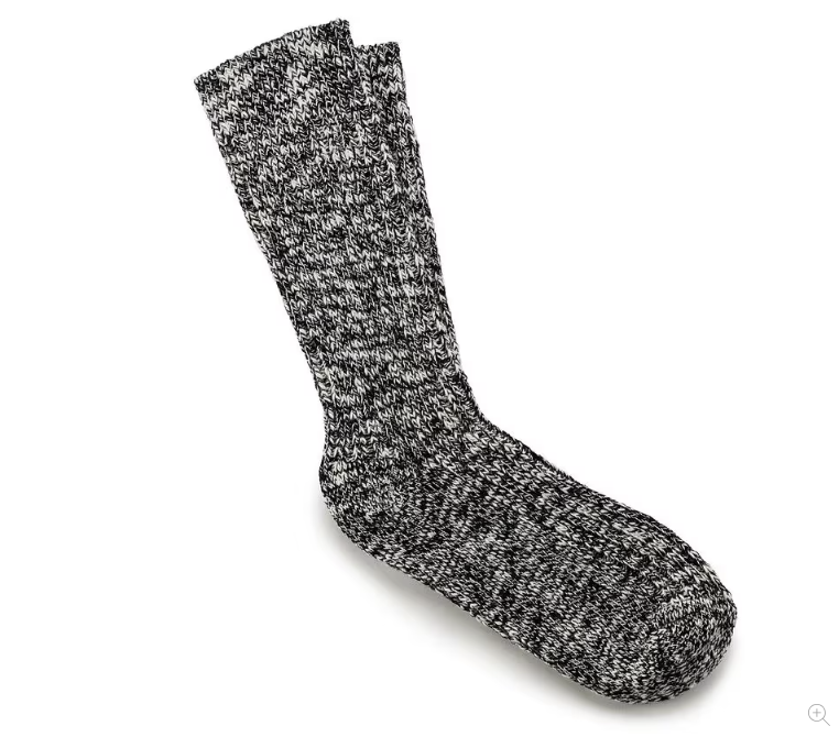 Cotton Slub Men - Black Grey