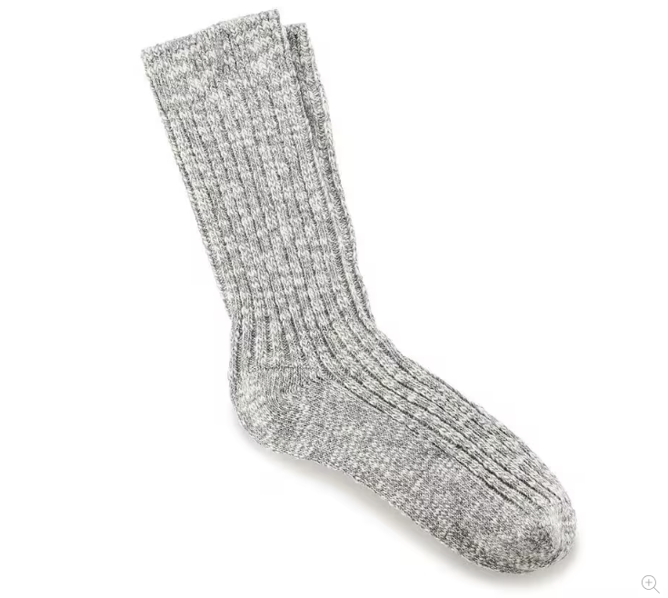 Cotton Slub Men - Grey White