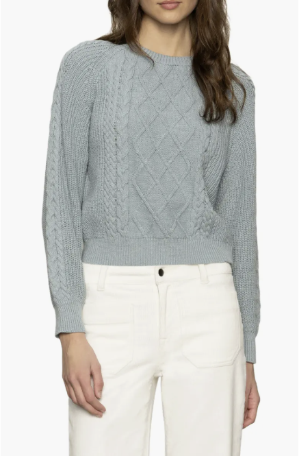 Nomad Cable Popover Sweater