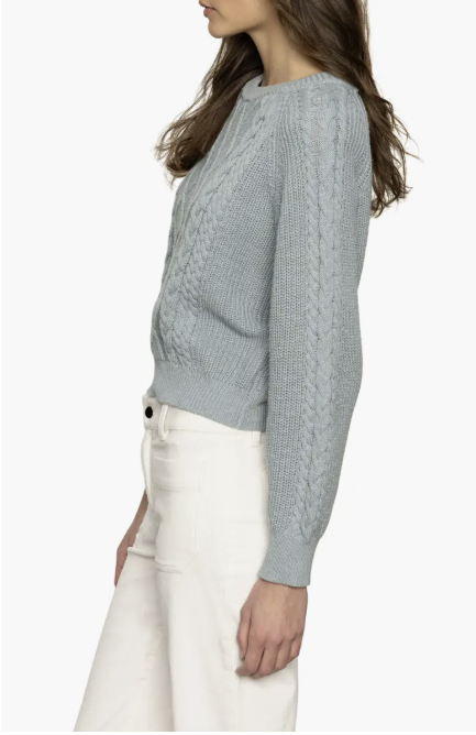 Nomad Cable Popover Sweater