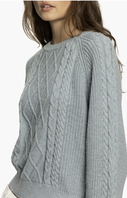 Nomad Cable Popover Sweater