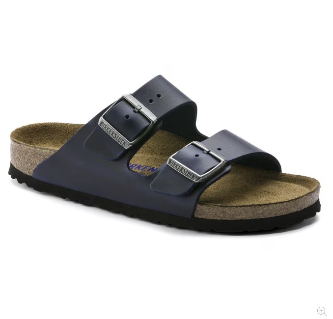 Arizona Soft Footbed Oiled Leather Blue