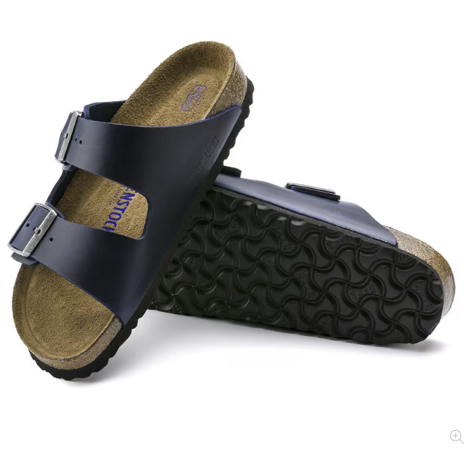 Arizona Soft Footbed Oiled Leather Blue