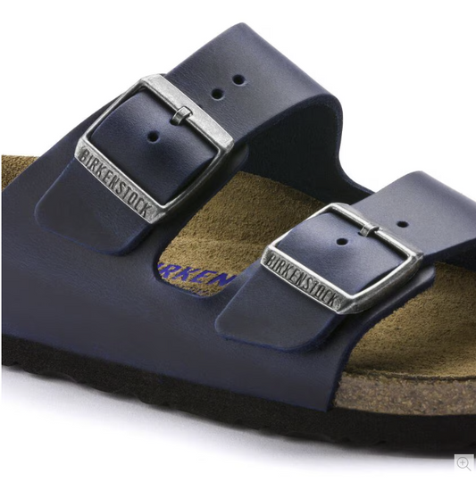 Arizona Soft Footbed Oiled Leather Blue