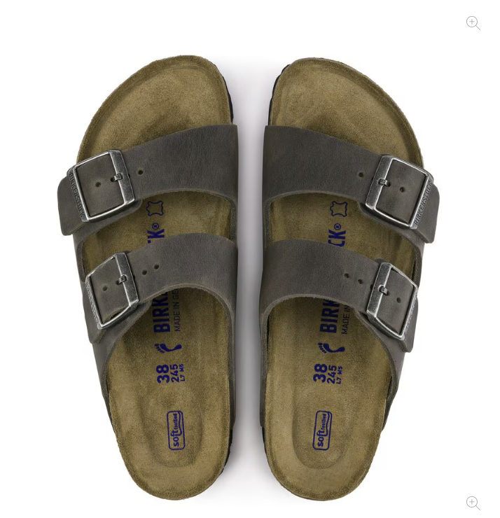 Arizona Soft Footbed - Oiled Leather Iron