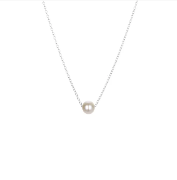 14K Gold-Filled Dainty Pearl Choker Necklace