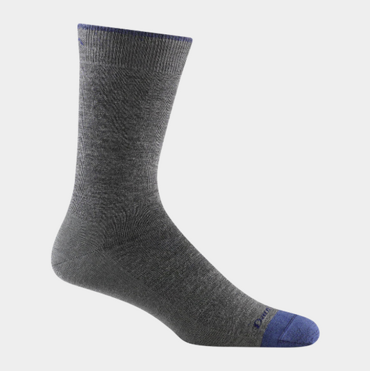 Men's Solid Crew Lightweight Lifestyle Socks