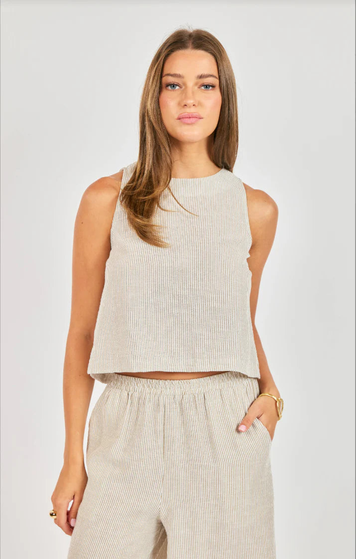 Garden Sun Button Tank