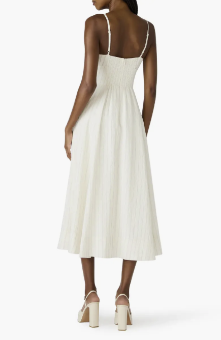 Luna Bow Front Sleeveless Midi Dress