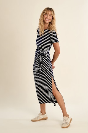 Ladies Striped Dress T2219EP