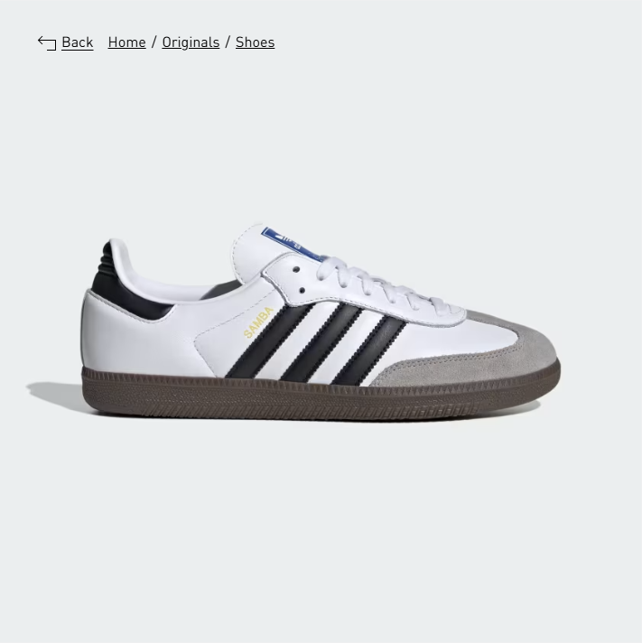 Men's Samba Originals Sneakers (B75806)
