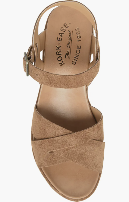 Ava 2.0 Platform Wedge Sandal - Brown Suede