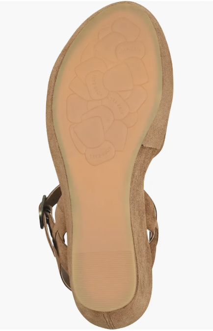 Ava 2.0 Platform Wedge Sandal - Brown Suede