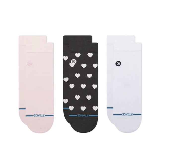 Women's Heart Lowrider 3 Pack Socks