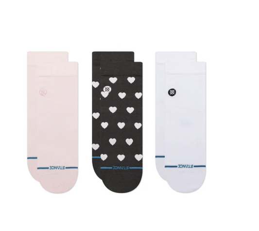 Women's Heart Lowrider 3 Pack Socks