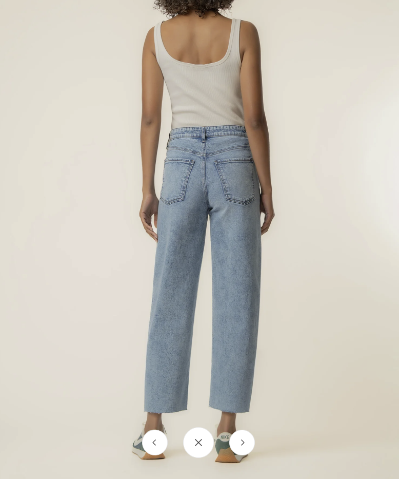 Gwen High Rise Wide Leg in Well Wash