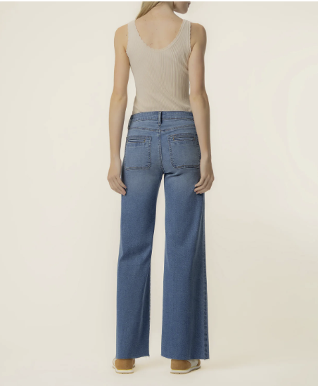 Meg High Rise Wide Leg in Sunny Wash