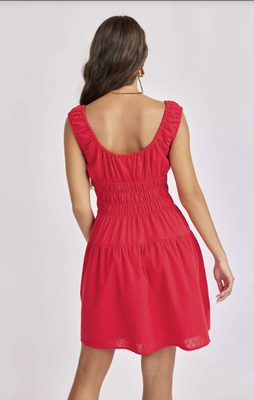 Ariel Red Mini Dress