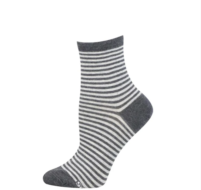 Cotton Mini Crew Sailor Stripe Socks