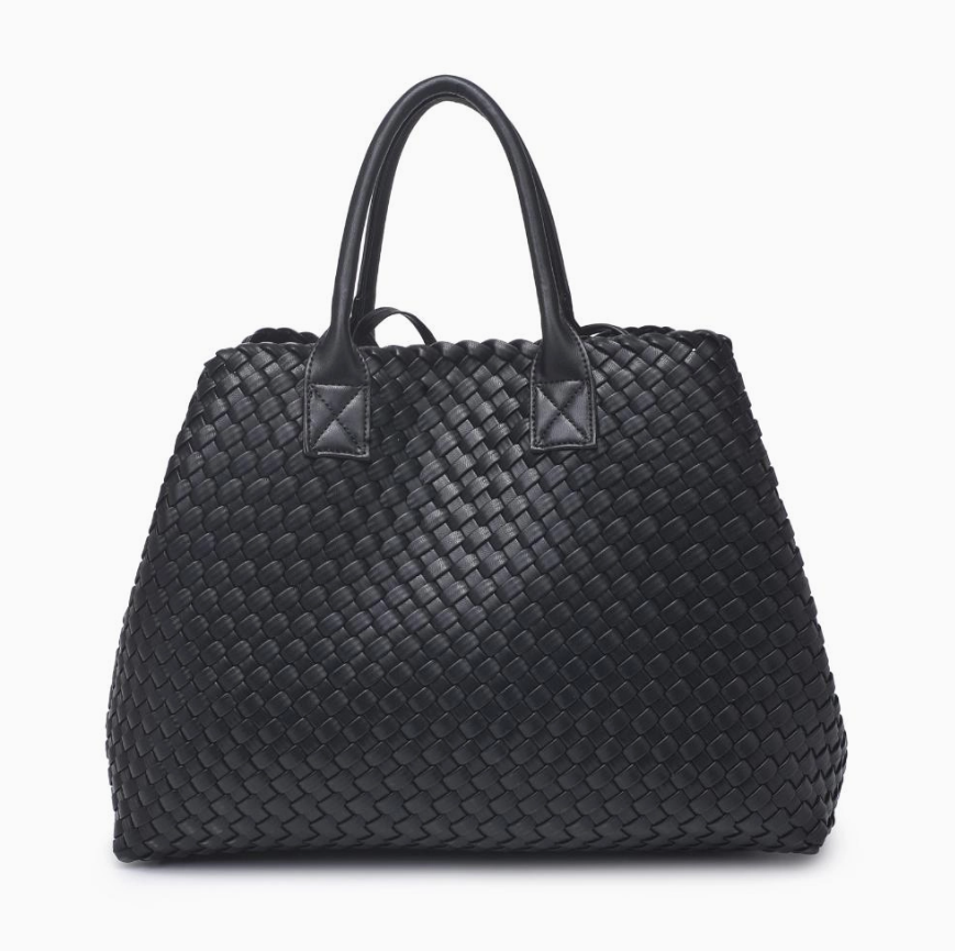 Ithaca Woven Vegan Leather Tote