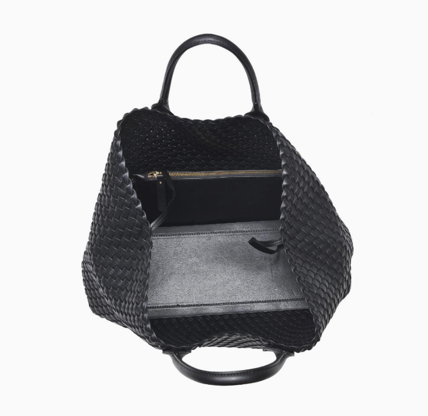 Ithaca Woven Vegan Leather Tote