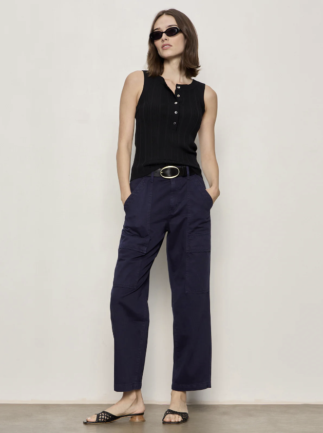 Insider Crop - Navy Blazer