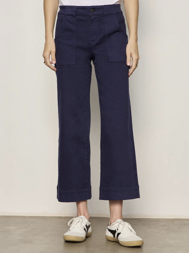 Insider Crop - Navy Blazer