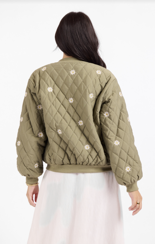 Painted Wish Quilted Embroidered Jacket