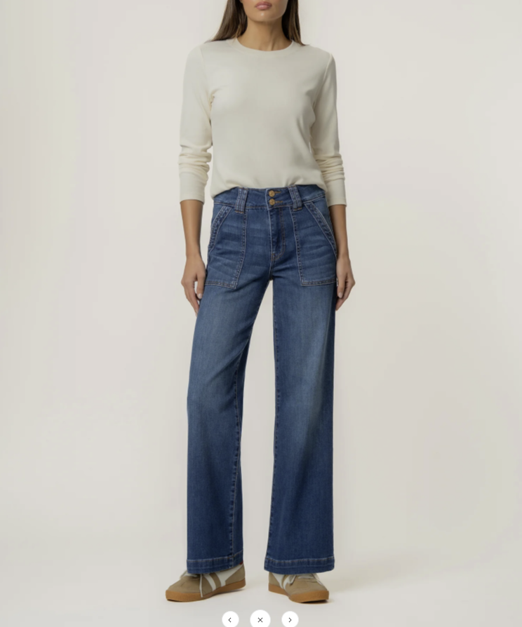 Jodi High Rise Straight Leg in Affectionately