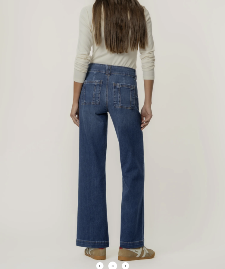 Jodi High Rise Straight Leg in Affectionately