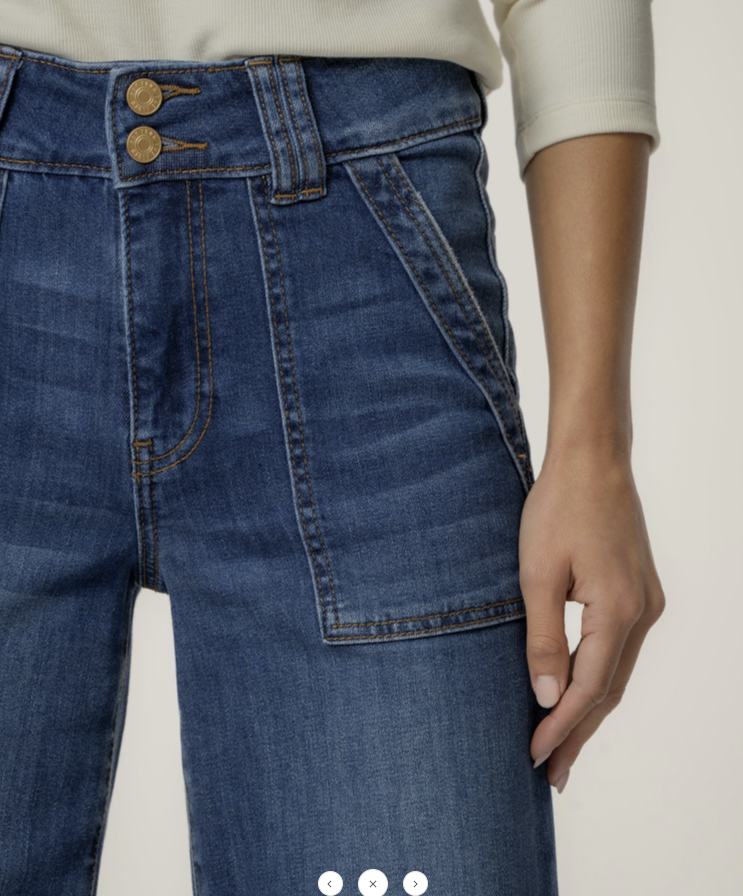 Jodi High Rise Straight Leg in Affectionately