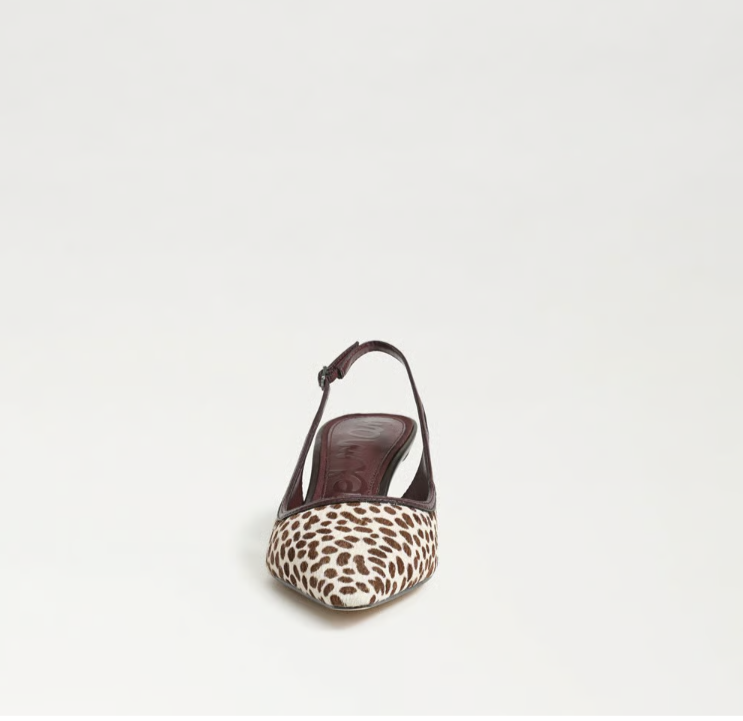 Bianka Slingback Pump - Speck Cheetah Calf Hair