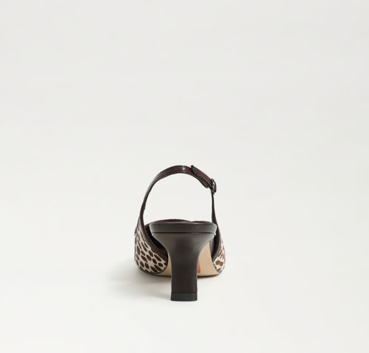 Bianka Slingback Pump - Speck Cheetah Calf Hair