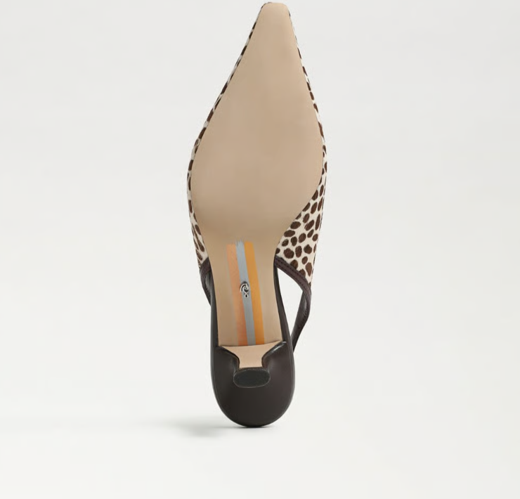 Bianka Slingback Pump - Speck Cheetah Calf Hair
