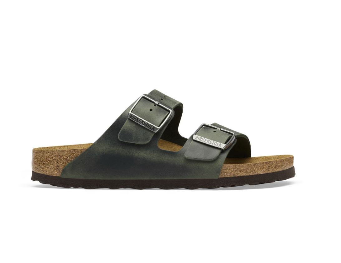 Arizona Soft Footbed Oiled Leather - Thyme