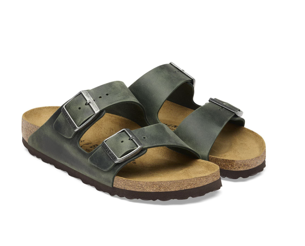 Arizona Soft Footbed Oiled Leather - Thyme