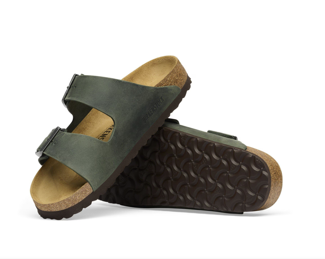 Arizona Soft Footbed Oiled Leather - Thyme