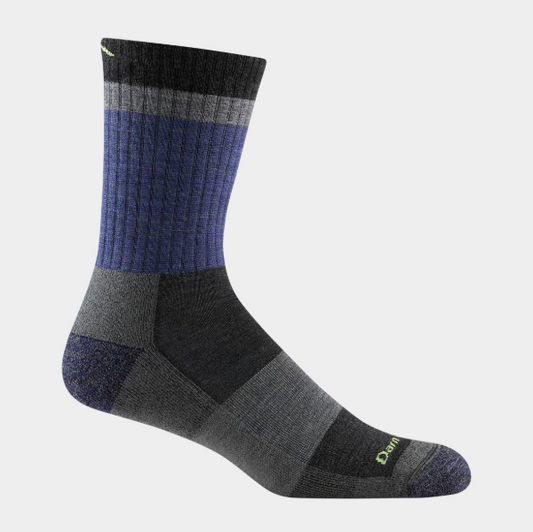 Men's Heady Stripe Micro Crew Lightweight Hiking Socks