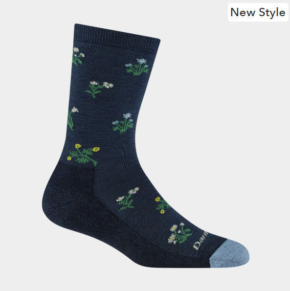 Women's Wildflower Crew Lightweight Lifestyle Socks