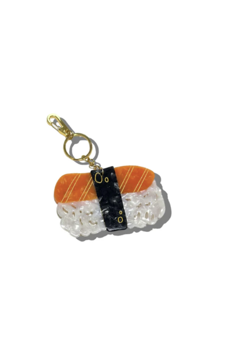 Hand-painted Sushi Keychain | Eco-Friendly