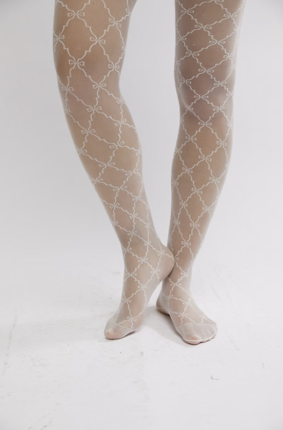 Ribbon Chain Tights