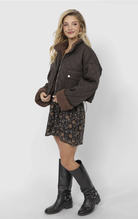 Ashton Quilted Reversible Jacket