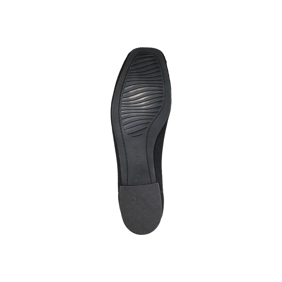 Union Stretch Fabric Square Toe Pump