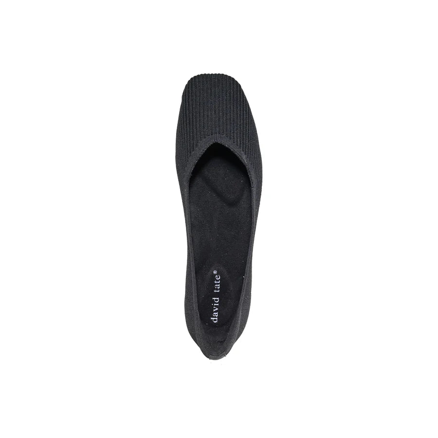 Union Stretch Fabric Square Toe Pump