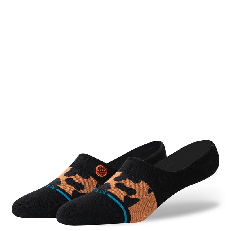 Animaniac Cotton No Show Socks - Black