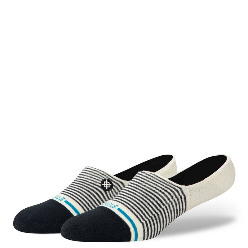 Ministripe Cotton No Show Socks
