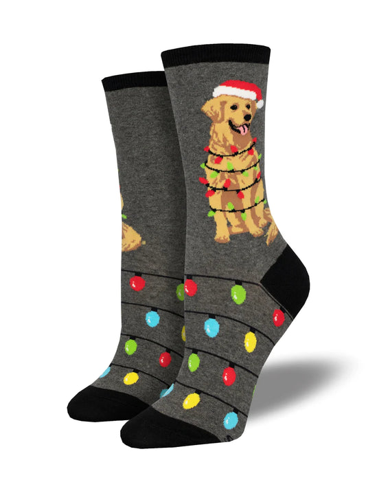 Dog Gone Lights Women's Crew Socks