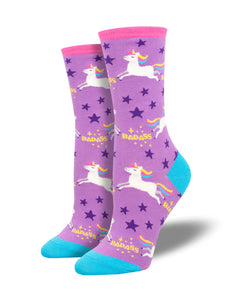 Badass Unicorn Women's Crew Socks