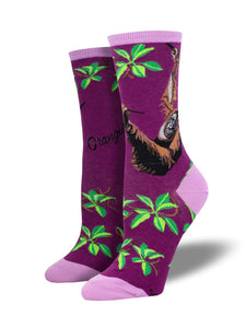 Orangutan Women's Crew Socks